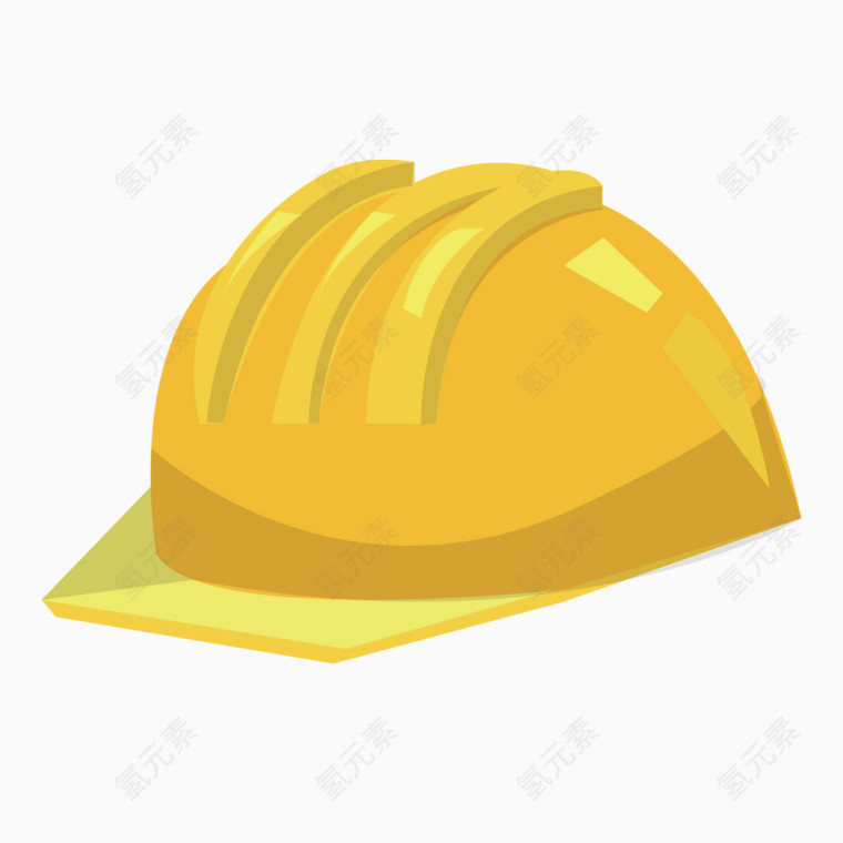 黄色安全帽
