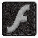 闪光白色的Android-Leather-Badges-icons