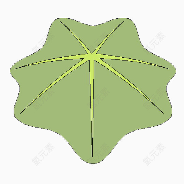 漂亮绿叶免抠图透明png素材