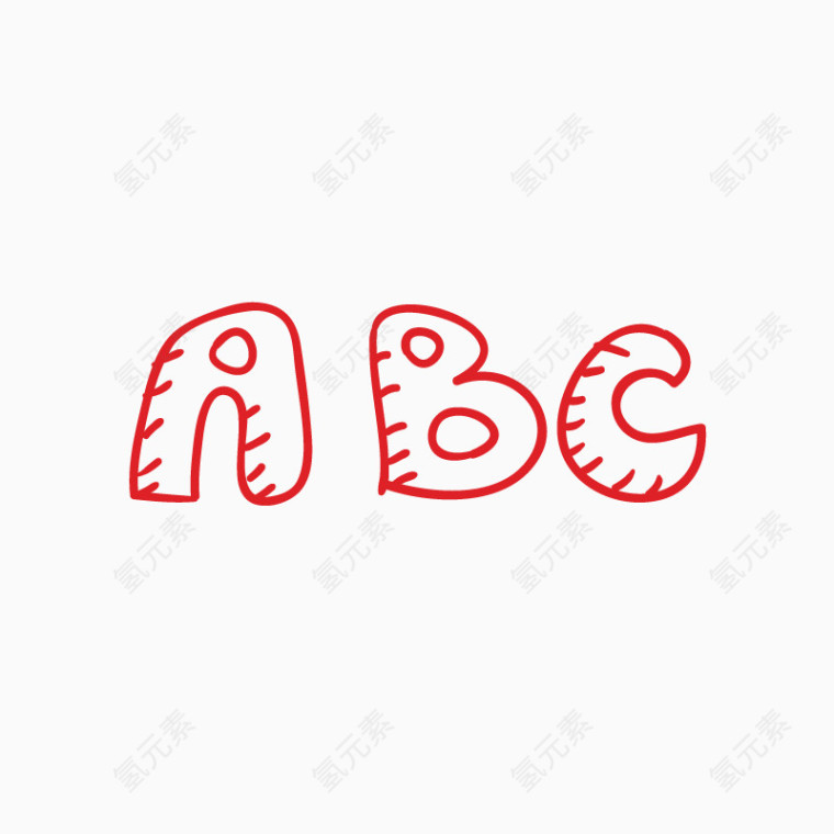 abc字母手绘