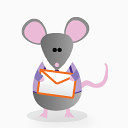 电子邮件邮件办公室的老鼠