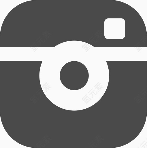相机Instagram照片摄影社会标志的包集合