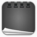 Notepad black Icon