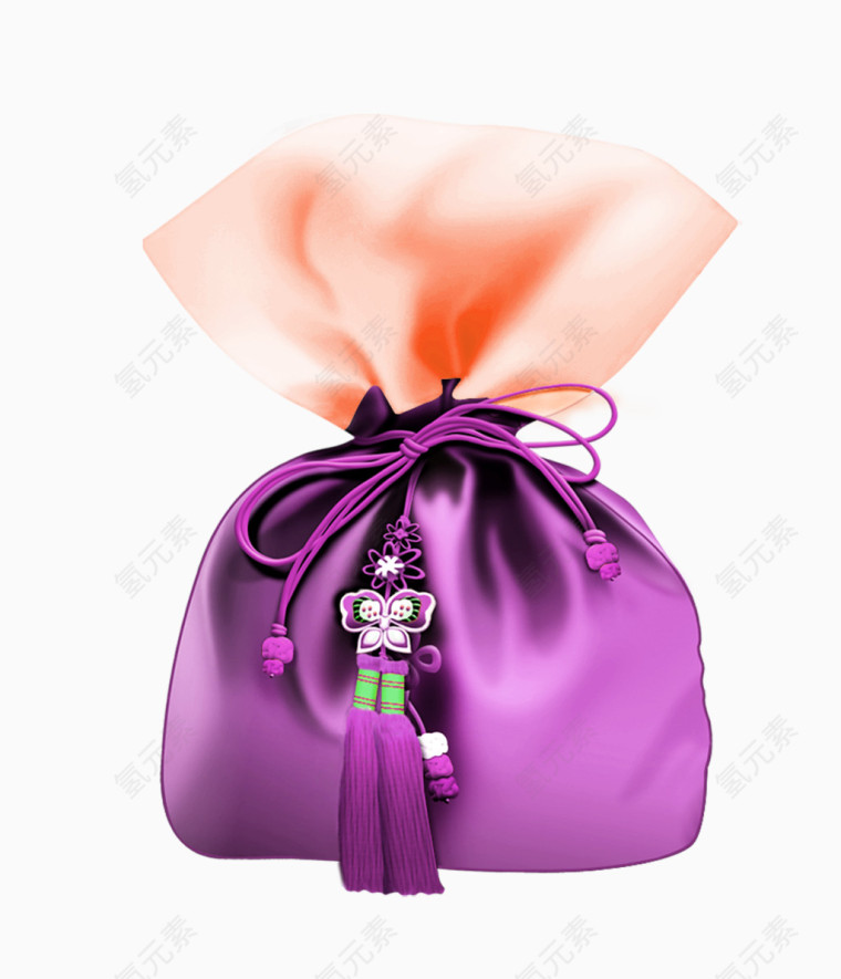 紫色袋子