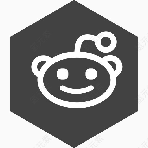 六角媒体Reddit社会Miu六边形扁平社会