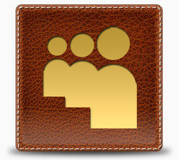 Gold-Leather-Social-Media-Icons