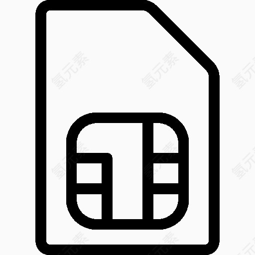 Mobile Sim Card Icon