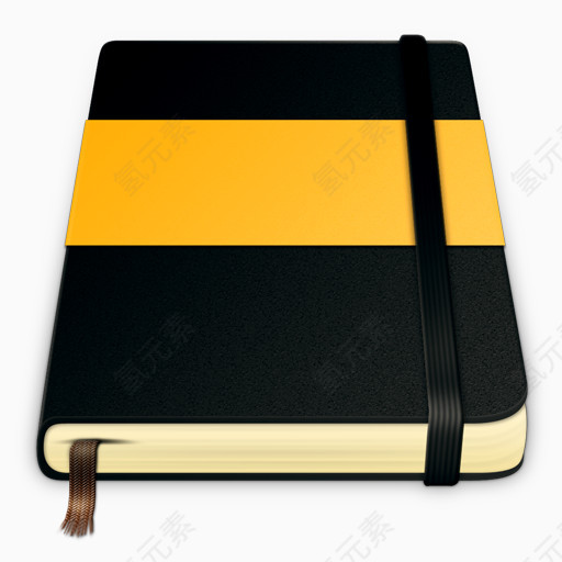 黑黄笔记本