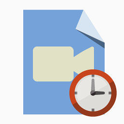文件类型视频时钟flat-icons