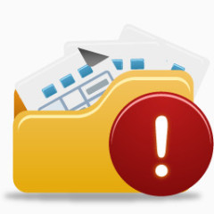 开放文件夹警告pretty-office-icons