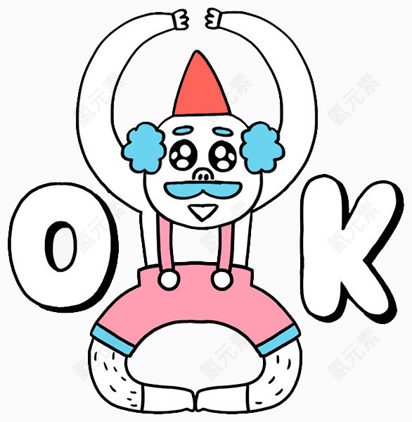 卡通创意OK