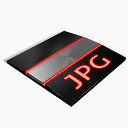 JPG文件纸文件JPEG红色专业