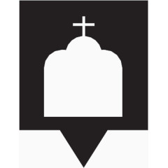 教堂Pin-of-Map-icons