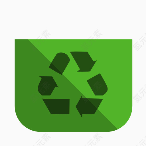 recycling bin empty icon