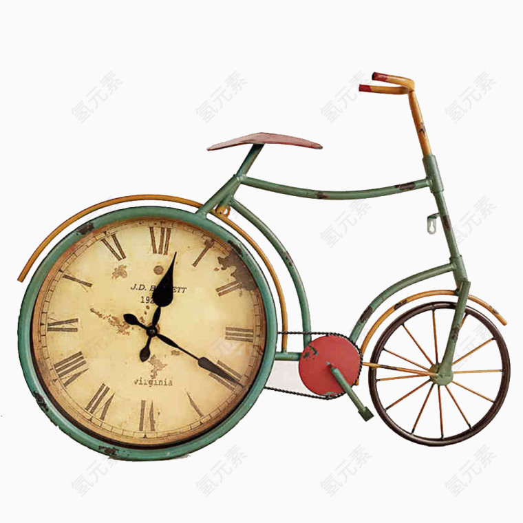 自行车挂钟