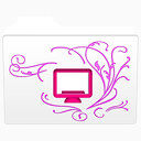 桌面文件夹粉红色的magical-dust-pink-icons