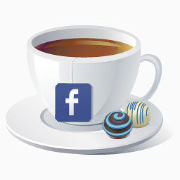 脸谱网咖啡teacups-social-icons