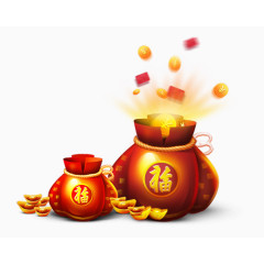 红色新年福袋金币