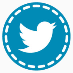 推特Handstitch-Social-icons