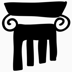 罗马柱子图标