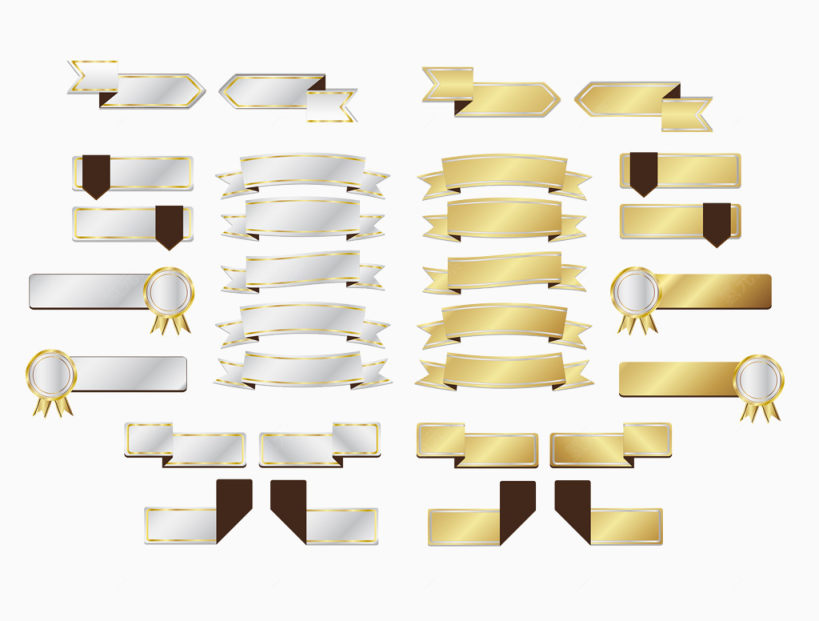 金银色丝带下载