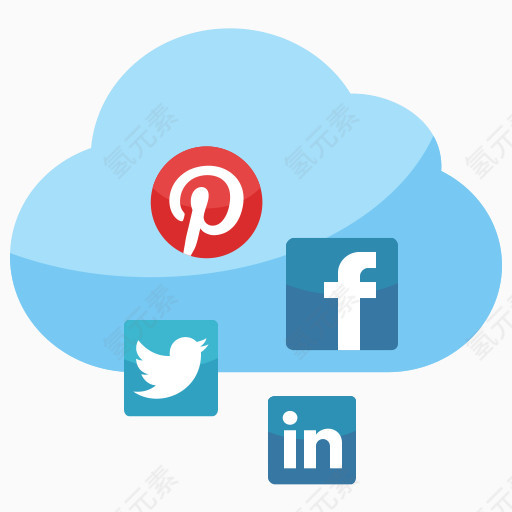 云计算通信连接互联网SEO社会媒体云推特WebSEO &amp；网络营销2免费
