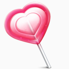 Love heart lolly Icon