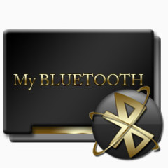 mybluetooth金黑色和金色图标