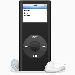 iPod纳米黑色肖像