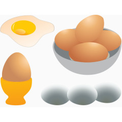 鸡蛋元素图片