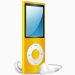 iPod纳米黄色的黄色iPod Nano的色