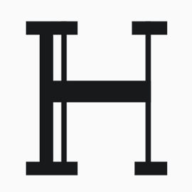 字母设计淘宝字体png 大写字母H