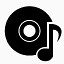 music disk icon