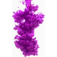 紫色烟团
