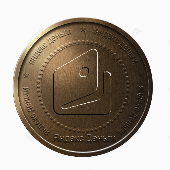 青铜硬币网上银行Yandex的钱支付系统-硬币