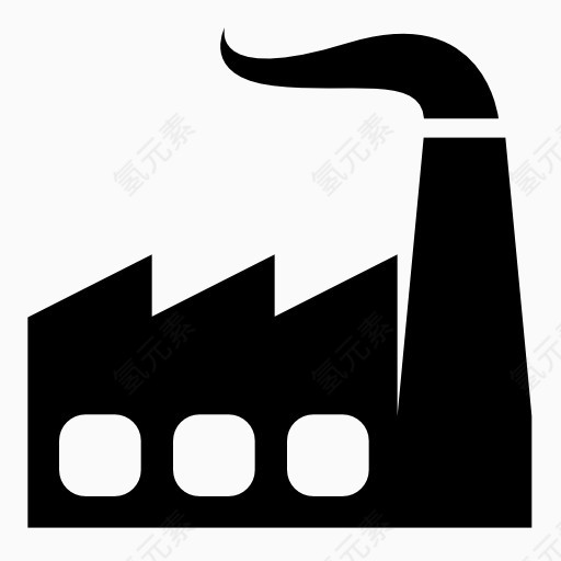 工厂污染图标