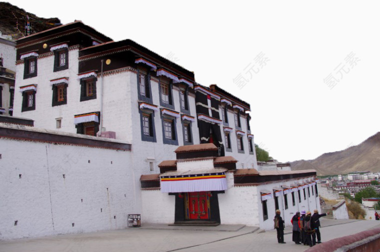 西藏扎什伦布寺风景图片5