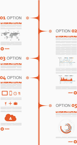事件时间轴设计矢量素材