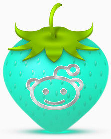 草莓strawberry-social-media-icon-set