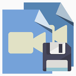 文件类型视频软盘flat-icons