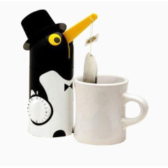 黑色小企鹅茶具