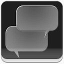 短信JB-Chiclets-Black-icons