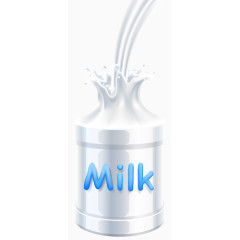 液态桶状牛奶