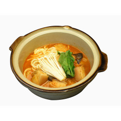 砂锅泡菜汤图片素材