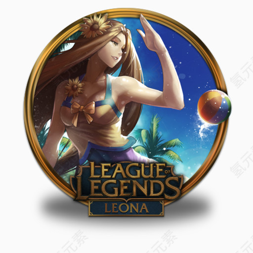 利昂娜池方league-of-legends-gold-border-icons