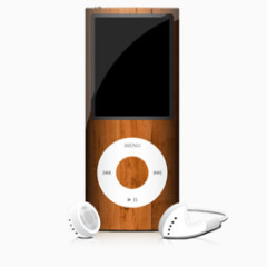 iPod木材iPod的彩色图标