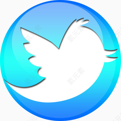 推特球social-media-sphere-icons