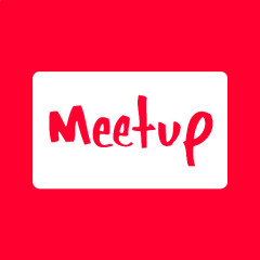 Meetup网站简单的社会媒体图标