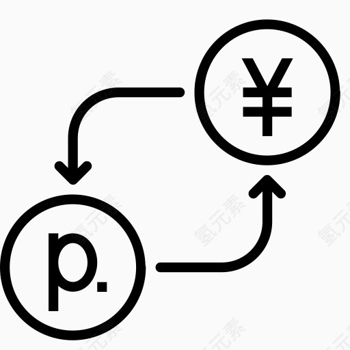 转换货币金融钱卢布以日元货币兑换日元