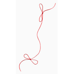 红色细绳子